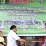 Dekatkan Aksebilitas Pelayanan Kesehatan,  Bupati Delis Resmikan Pengoperasian Pustu Lembontonara