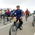 Dandim 1403 Palopo Bareng Pj Wali Kota Asrul Sani Gowes Bersama Komunitas Sepeda