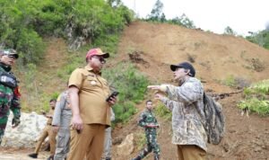 Pj Wali Kota Palopo Tinjau Lokasi Longsor di Bonglo Bastem Utara