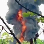 Sumur Minyak Ilegal di Tanjung Dalam Muba Meledak, Polisi Bungkam