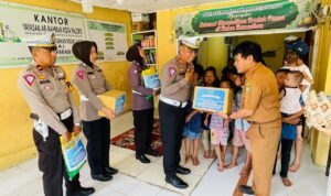 Peringati Hari Lalu Lintas Bhayangkara ke-69, Satlantas Polres Palopo Anjangsana ke Panti Asuhan