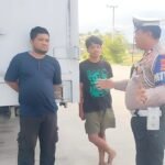 Rawan Kecelakaan, Satlantas Polres Palopo Tegur Sopir Parkir Truk di Bahu Jalan