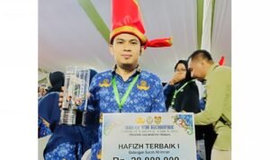 Imam Masjid Albarokah Palopo Raih Juara 1 di MTQ Korpri VII Nasional
