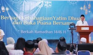 Pj Sekda Palopo Hadiri Buka Puasa Bersama Anak Yatim dan Kaum Dhuafa di PLN UP3 Palopo