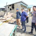 Bupati Morowali Tinjau Lokasi Kebakaran di Bahodopi, Pastikan Bantuan dan Penanganan Cepat
