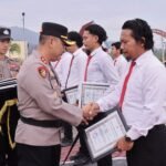 Ungkap Pembunuhan TKA dan Sabu 2 Kg, 20 Polisi Morowali Diguyur Penghargaan