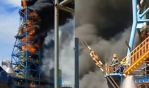 Kebakaran di Pabrik Huayue IMIP, Tiga Pekerja Dilarikan ke Klinik