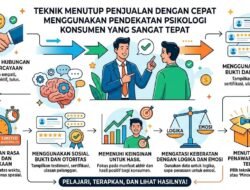 Teknik Menutup Penjualan Dengan Cepat Menggunakan Pendekatan Psikologi Konsumen Yang Sangat Tepat